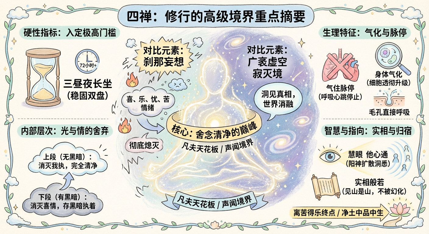 四禪(三) - 禪定境界圖解